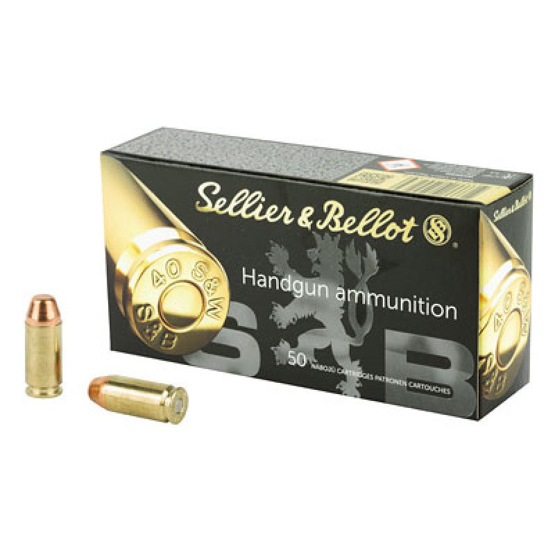 Full Metal Jacket projectiles are the ideal choice for recreational target shooting and extended training sessions at the range.  MPN: SB40B