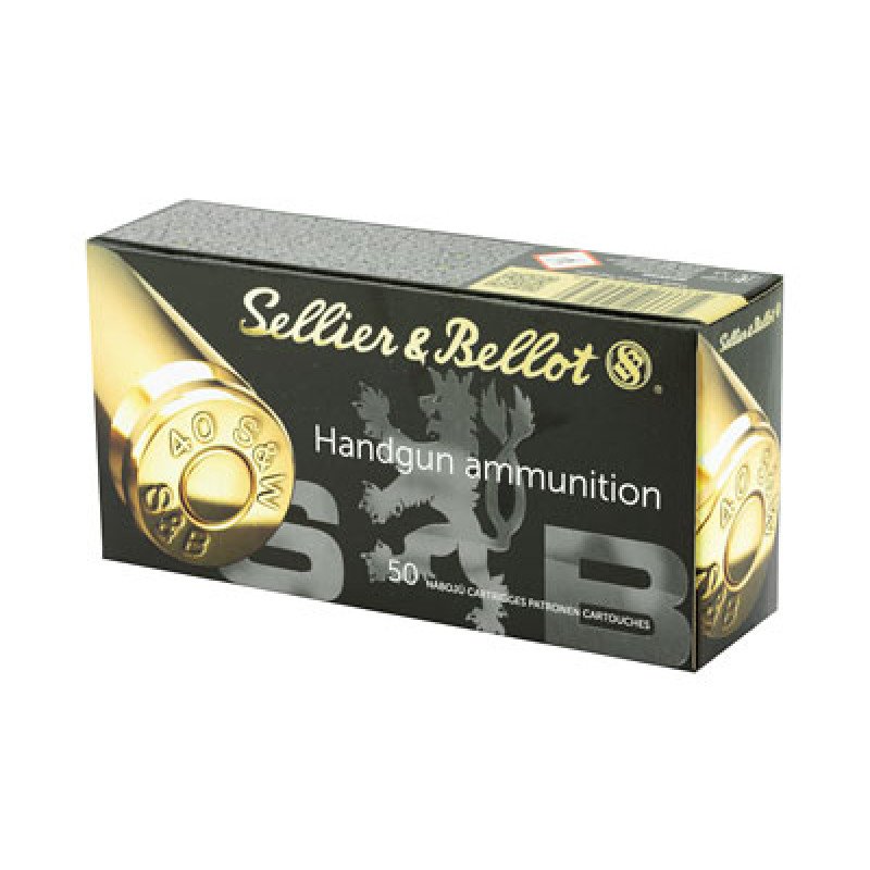 Full Metal Jacket projectiles are the ideal choice for recreational target shooting and extended training sessions at the range.  MPN: SB40B