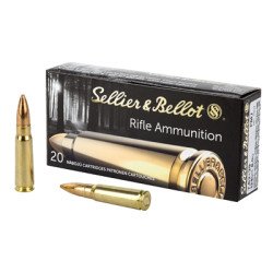 Sellier & Bellot Rifle 762X39 124 Grain Full Metal Jacket Non-Magnetic Projectile 20 Round Box SB76239A