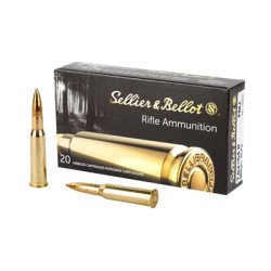 Sellier & Bellot Rifle 7.62X54R 180 Grain Full Metal Jacket 20 Round Box SB76254RA
