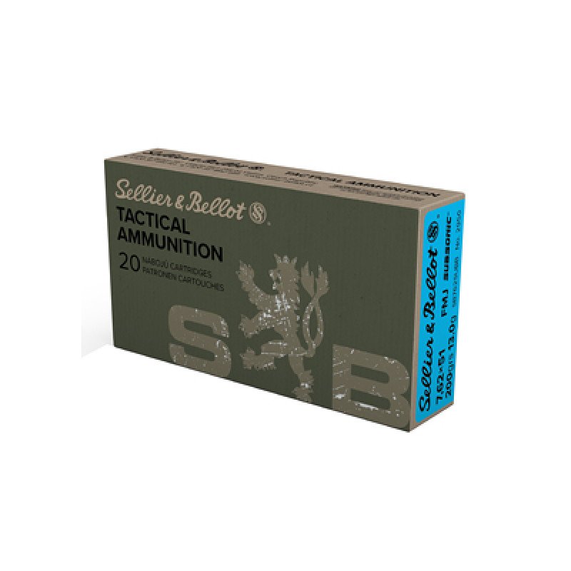 Ammunition for pistols.  MPN: SB762SUBB