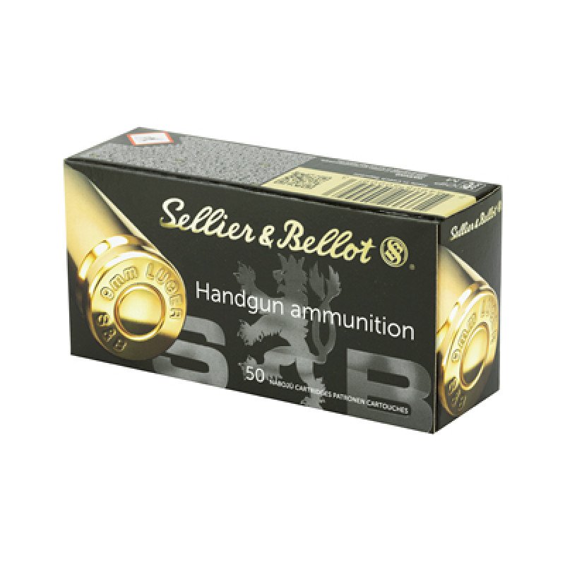 Sellier & Bellot Pistol 9MM 124 Grain Full Metal Jacket 50 Round Box SB9B 289 SHIPPED PER CASE Full Metal Jacket projectiles are the ideal choice for recreational target shooting and extended training sessions at the range. MPN: SB9B
