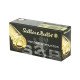 Sellier & Bellot Pistol 9MM 124 Grain Full Metal Jacket 50 Round Box SB9B 289 SHIPPED PER CASE Full Metal Jacket projectiles are the ideal choice for recreational target shooting and extended training sessions at the range. MPN: SB9B