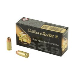 Sellier & Bellot Pistol 9MM 115 Grain Jacketed Hollow Point 50 Round Box SB9C