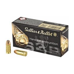 Sellier & Bellot Pistol 9MM 124 Grain Jacketed Hollow Point 50 Round Box SB9D Sellier & Bellot Pistol 9MM 124 Grain Jacketed Hollow Point 50 Round Box SB9D