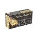 The Jacketed Hollow Point projectile features a full-length jacket and hollow point construction that creates quick positive expansion with good penetration.  MPN: SB9D