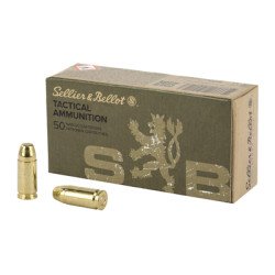 Sellier & Bellot Pistol 9MM Subsonic 140 Grain Full Metal Jacket 50 Round Box SB9SUBA