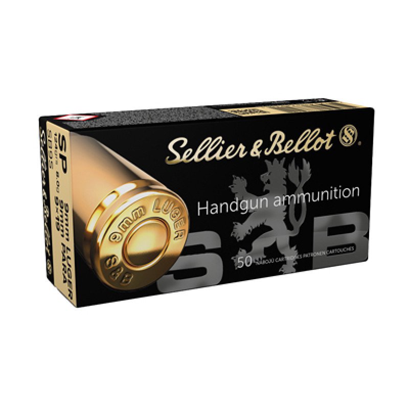 Sellier & Bellot 9MM 124 Grain Soft Point 50 Round Box SB9S Sellier & Bellots 9mm Soft Point (SP) ammo is the perfect answer to certain indoor range requirements that do not want fully jacketed ammo to hit their backstops. MPN: SB9S