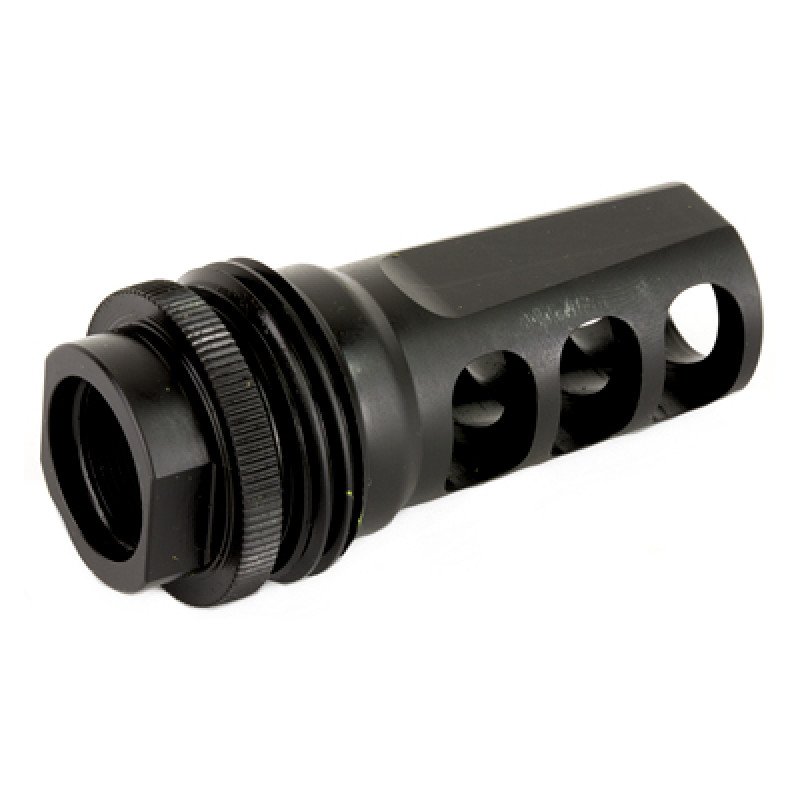 This 3-port muzzle brake is compatible with all SilencerCo ASR Mounts and with multiple thread and caliber optionsin you can shoot suppressed for any demand.  MPN: AC1557