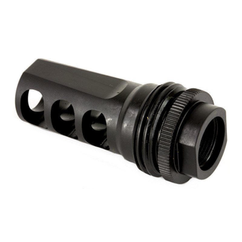 This 3-port muzzle brake is compatible with all SilencerCo ASR Mounts and with multiple thread and caliber optionsin you can shoot suppressed for any demand.  MPN: AC1733