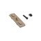 Unity Tactical AXON M-LOK Remote Switch Mount Adapter Fits M-LOK Matte Finish Flat Dark Earth AXN-MF