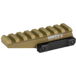 Unity Tactical FAST Red Dot Riser Elevates Lower 1/3 Mount to 2.26