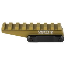 Unity Tactical FAST Red Dot Riser Elevates Lower 1/3 Mount to 2.26 Unity Tactical FAST Red Dot Riser Elevates Lower 1/3 Mount to 2.26