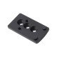 The FAST Offset Optic Adapter Plates place mini red dot sights on the FAST Offset Optic Base.  MPN: FST-SOPD