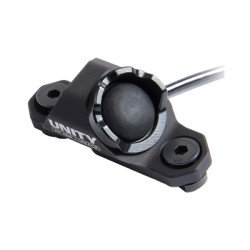 Unity Tactical Hot Button Light Activation Switch M-LOK Compatible with MILSPEC Crane Laser Ports Anodized Finish Black HBM-IB