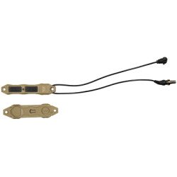 Unity Tactical TAPS Sync V2 Pressure Switch For Surefire Tail Caps And MILSPEC Crane Laser Ports Mounts to Picatinny M-LOK Or KeyMod Matte Finish Flat Dark Earth TAPC-SI9F
