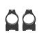 Warne Permanent Attached Fixed Ring Set Fits CZ 527 16mm Grooved Receiver 1