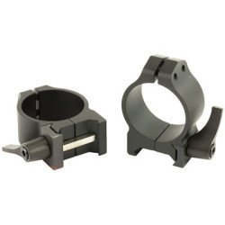 Warne Maxima Quick Detach Ring 30mm Low Matte Finish 213LM