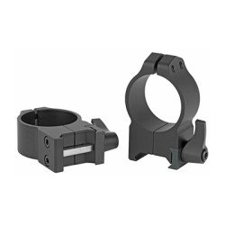 Warne Maxima Quick Detach Ring 30mm High Matte Finish 215LM