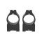 Warne Permanent Attached Fixed Ring Set Fits CZ 527 16mm Grooved Receiver 1