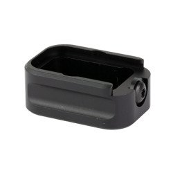 Warne Magazine Extension Fits Glock 17/22 9MM/.40 S&W +3/+2 Black 3106