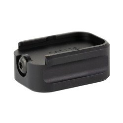 Warne Extended Base Pad Fits Glock 19/23 +0 Black 3116