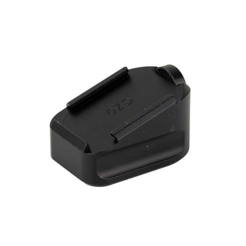 Warne Handgun Magazine Extensions are available in both increased capacity models and zero capacity models for 10 round capacity limits.  MPN: MECZ75-0BLK