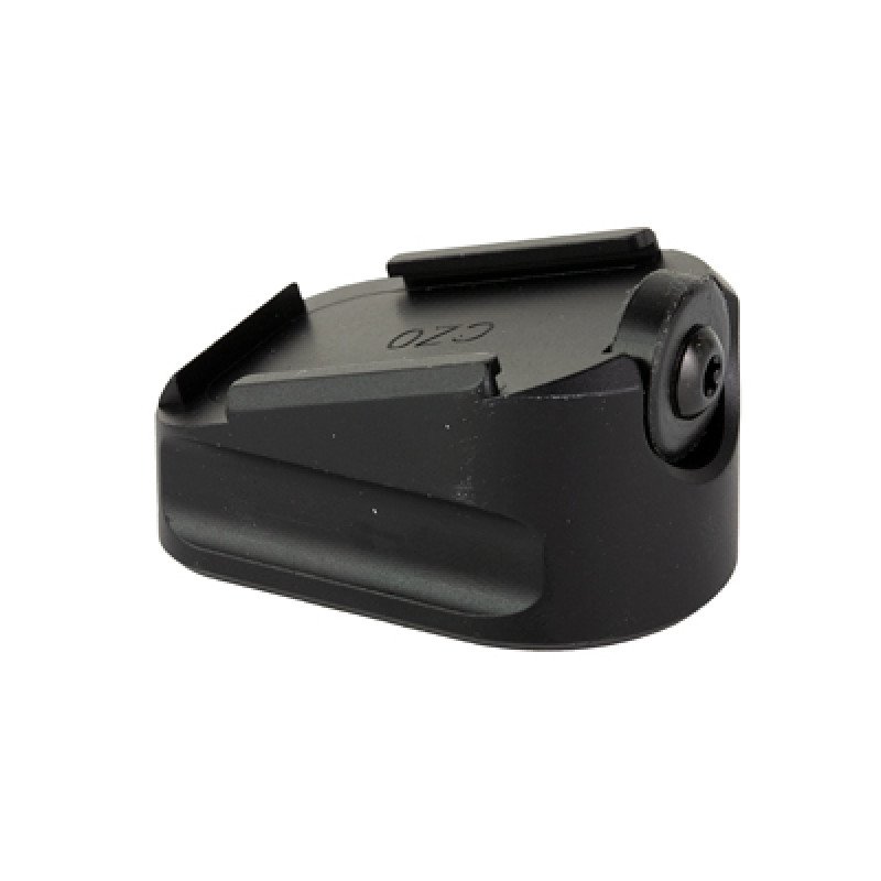 Warne Handgun Magazine Extensions are available in both increased capacity models and zero capacity models for 10 round capacity limits.  MPN: MECZ75-0BLK