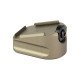 Warne Handgun Magazine Extensions are available in both increased capacity models and zero capacity models for 10 round capacity limits.  MPN: MECZ75-0DE