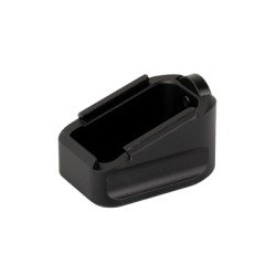 Warne Magazine Extension Fits CZ 75 9MM +3 Black MECZ75-3BLK