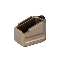 Warne Magazine Extension Fits CZ 75 9MM +5 Dark Earth MECZ75-5DE
