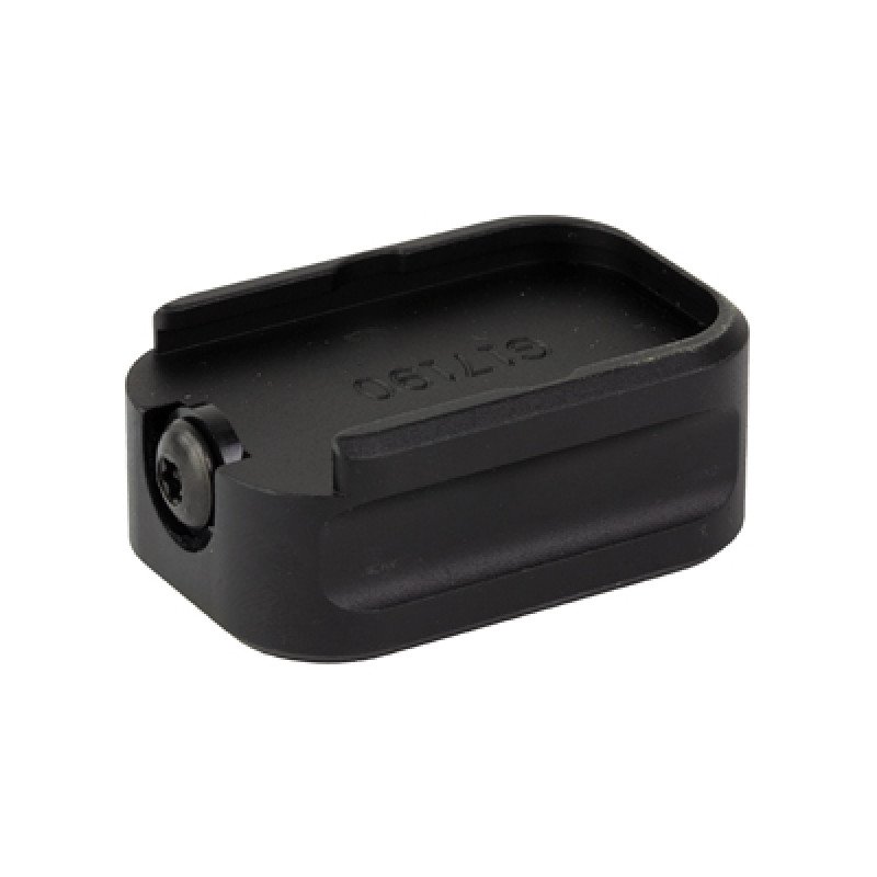 Warne Handgun Magazine Extensions are available in both increased capacity models and zero capacity models for 10 round capacity limits.  MPN: MEG17-0BLK