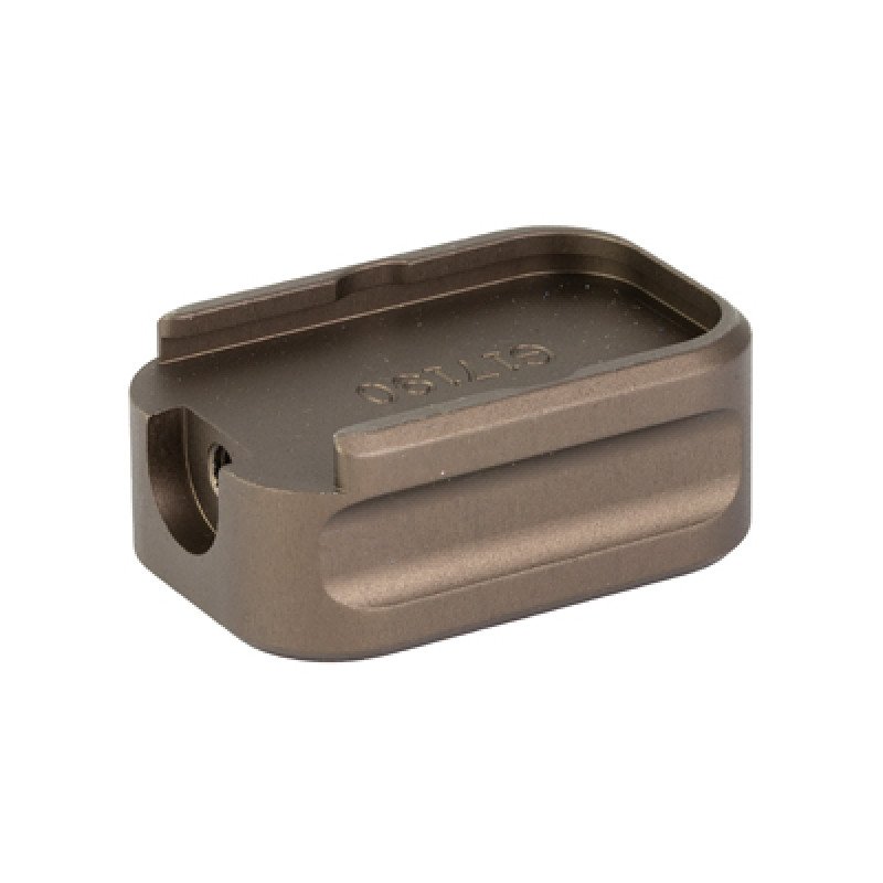 Warne Handgun Magazine Extensions are available in both increased capacity models and zero capacity models for 10 round capacity limits.  MPN: MEG17-0DE