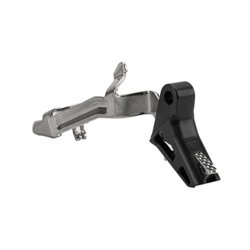 Zaffiri Precision FB Trigger Anodized Finish Black Shoe Stainless Steel Safety and Trigger Bar For Glock Gen 1-4 9/40 ZP.TRIG.BLK.SS